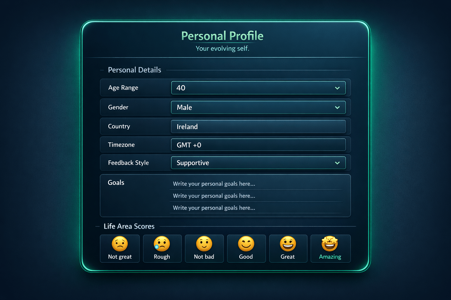 Illustration of your personal profile